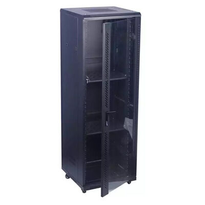 Qualität  37U Floor Standing Server Rack Cabinet SPCC IP20 Cold Rolled Steel Fabrik