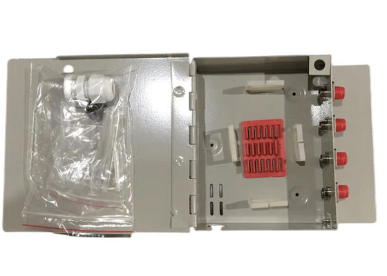 Qualität  FTTH Mini Wall Mount Fiber Optic Terminal Box 8Port SC / LC / ST / FC Fabrik