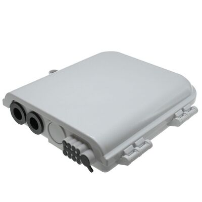 Faser-Optikanschlusskasten 8Core SM/DX SC/LC/ST/FC hellgraues/Schwarzes IP 66