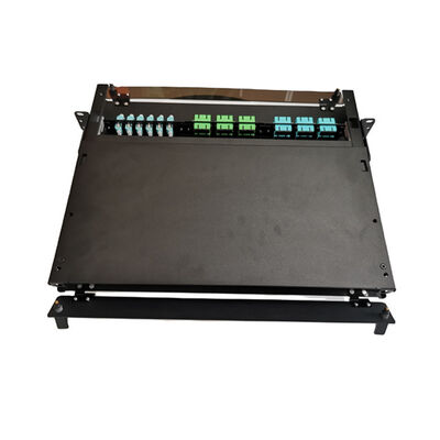 19" Metallfaser-Beendigungs-Kasten der LC-Faser-Schalttafel-MTP MPO 1U