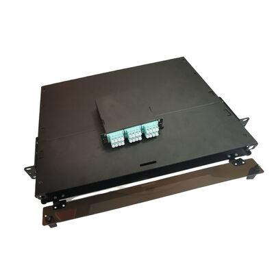 19" Metallfaser-Beendigungs-Kasten der LC-Faser-Schalttafel-MTP MPO 1U
