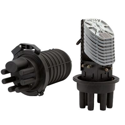 Vertikaler Haubenfaser der Hauben-Faser-Optikschließungs-Spleiß-144Core 288Core optischer gemeinsamer Kasten