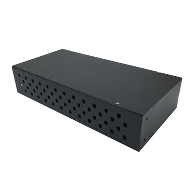 Walzen Sie Stahlstarken 2U FC Adapter der gestell-Faser-Optikschalttafel-0.8mm kalt
