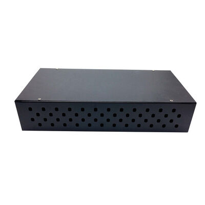 Walzen Sie Stahlstarken 2U FC Adapter der gestell-Faser-Optikschalttafel-0.8mm kalt