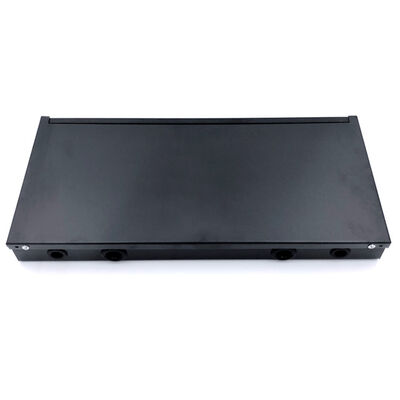 des Gestell-1U Kern Sc LC Berg-Schalttafel-der Faser-Optik-19" 24 mit Spleiß-Behältern