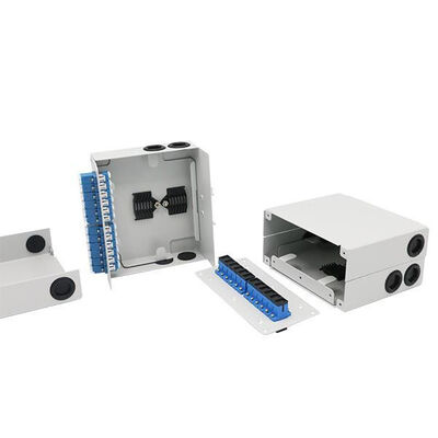 Ermöglichte Faser-verstärkende Metallkasten-Lärm-Optikschienen-und Wand-Montage 12 Adapter Sc Upc