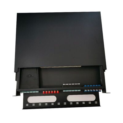 Faser-Schalttafel 1U MTP MPO 19 Kern-Verstärken des Zoll-Rahmen-Gestell-Kabinett-96