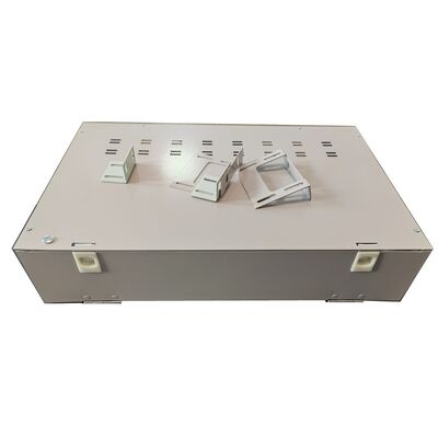 SCHALTTAFEL 2U des Grau-48 Portsc-Faser-Optikverteilerkasten-Rotations-Art