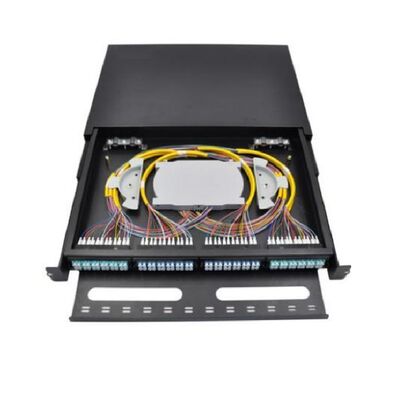 Der LC-Duplex-1U Schlitz Schalttafeln 96FO MPO MTP Faser-Schalttafel-12