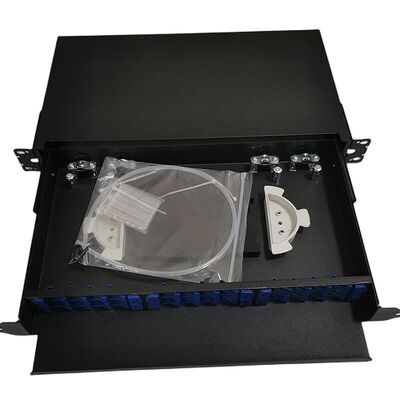 19" 24 Portkern des faser-Optikschalttafel-Innengestell-Berg-1U ODF 24