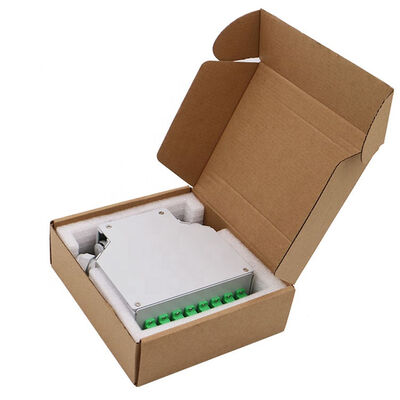 FASER-Optiklärm-Schienen-Anschlusskasten des Portlärm-8 Schienenmit Sc-/Upcadapter Singemode-Zöpfen