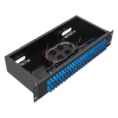2U Verteilerplatten-Kasten-Einschließungs-Gestell-Berg Fc-Adapter aus optischen Fasern