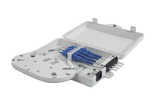 verkabelt Optikanschlusskasten Sc-Simplex-Inspektion der Faser-4Port weißes wasserdichtes IP-66