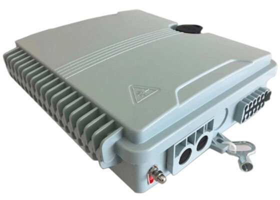 Faser-Optikanschlusskasten 12Port SC/LC/ST/FC IP-66 UPC/APC hellgraues FTTH