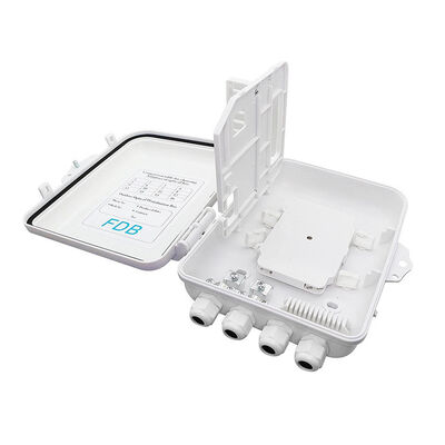 Sc 1x8 PLC-Faser-Optikteiler-Kasten IP65 12Cores an der Wand befestigt