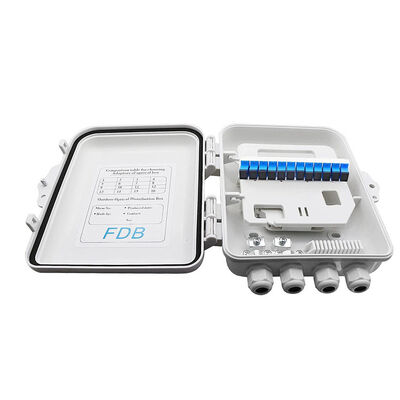 Sc 1x8 PLC-Faser-Optikteiler-Kasten IP65 12Cores an der Wand befestigt