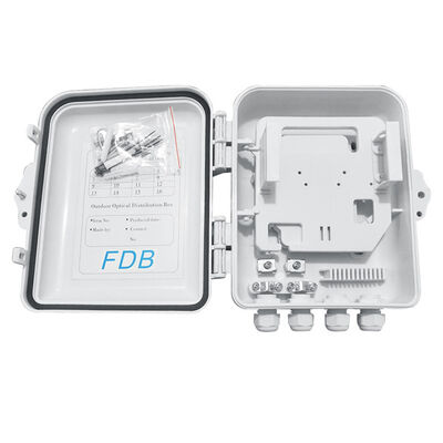 Sc 1x8 PLC-Faser-Optikteiler-Kasten IP65 12Cores an der Wand befestigt