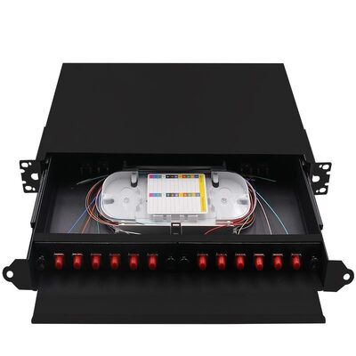 12 der Kern-Faser-ziehen Optikschalttafel-FC Zopf Gestell-des Berg-ODF aus