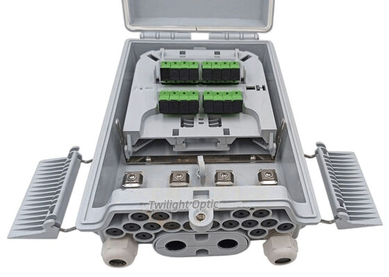 Inspektions-/Millimeter-Faser-Optikteiler-Kasten hellgrauer Teiler PLC-1x8