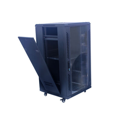 600mm tiefe Daten breiten stehendes Server-Kabinett des Netz-Kabinett-SPCC 18U aus