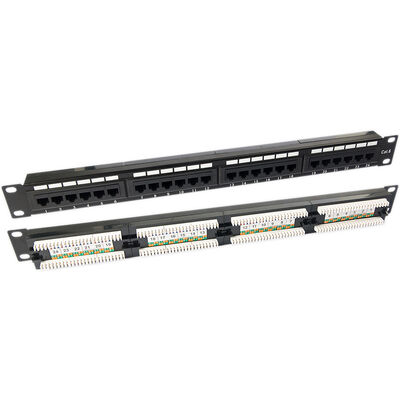 Schalttafel der leeren Trapezfehlerschalttafel-1U Unshielded 24 Port-CAT5E