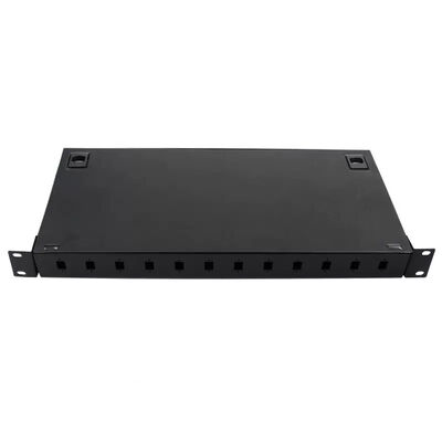 Metallgestell-Berg-Schalttafel 12 Beendigungs-Kasten LC-Duplexkoppler-FTTH