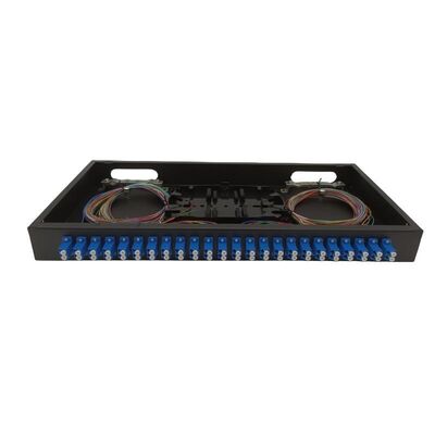 FTTH ODF-Wandmontage-48-Faser-Glasfaser-Patchpanel mit LC-Duplex-Koppler-Pigtails
