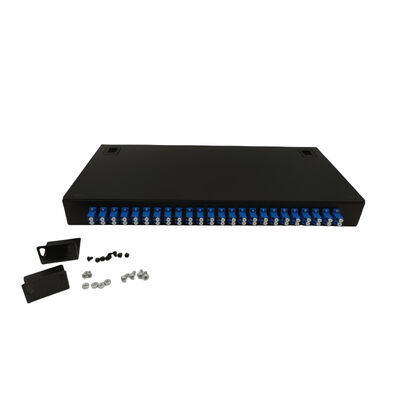 FTTH ODF-Wandmontage-48-Faser-Glasfaser-Patchpanel mit LC-Duplex-Koppler-Pigtails