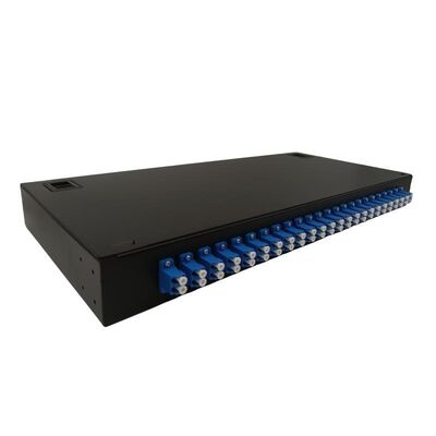FTTH ODF-Wandmontage-48-Faser-Glasfaser-Patchpanel mit LC-Duplex-Koppler-Pigtails
