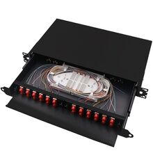 48-adriges Metall-Glasfaser-Patchpanel LC Duplex