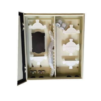 48 Ports Wandmontage-Panel, IP68-Schutz, 144 Fasern, maximale Kapazität, schwarze Farbe