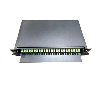 Rack Mount 19 Zoll Glasfaser Patch Panel für Einzelmodus oder Multimode Kabel Typ