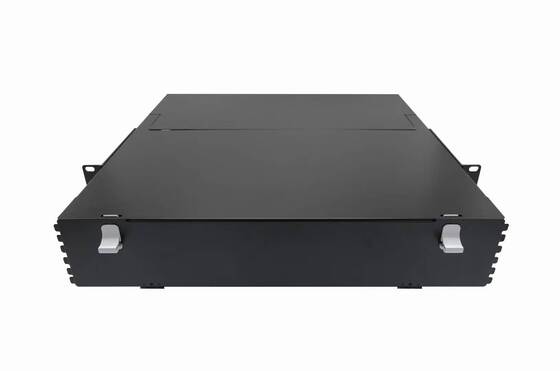 2U 288 Cores MTP MPO -LC Patchpanel ODF Chassis Gehäuse, Schiebetyp für 24 Kassetten