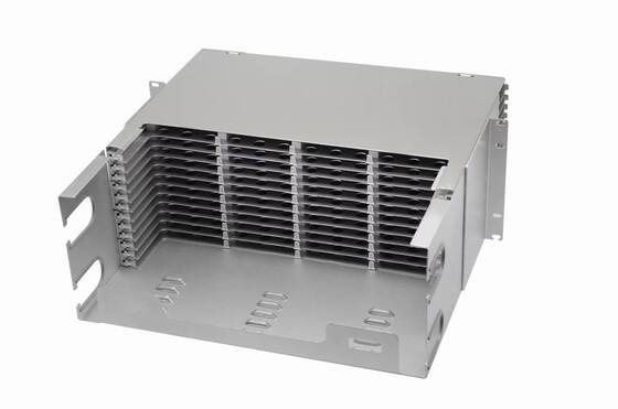 4U 576 Kerne MTP MPO -LC Patch Panel ODF Gehäuse Schiebetyp für 48 Kassetten