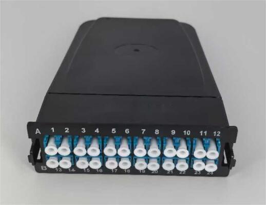 24 Kerne MPO-LC MTP-LC SM OM3 OM4 Om5 Ausfallkassetten Module aus Kunststoff