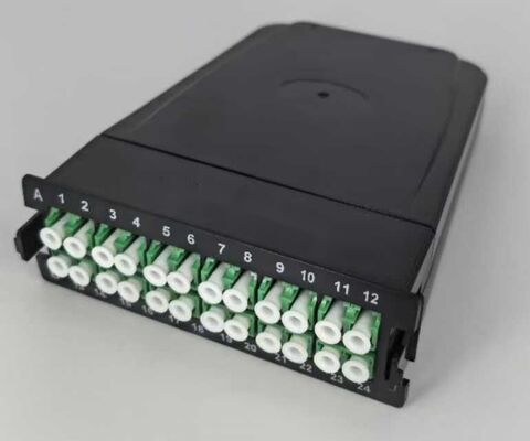 24 Kerne MPO-LC MTP-LC SM OM3 OM4 Om5 Ausfallkassetten Module aus Kunststoff
