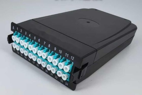 24 Kerne MPO-LC MTP-LC SM OM3 OM4 Om5 Ausfallkassetten Module aus Kunststoff