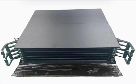 1U 144 Kerne MTP MPO -LC Patch Panel ODF Gehäuse Schiebetyp für 12 Kassetten