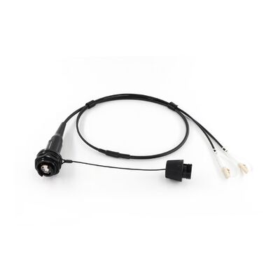 FTTA Taktisches Glasfaserkabeltrommel Expanded Beam AARC Stecker HXB11 HXB13 HXB15 SM 2 4 6 8 Fasern Kanäle Kerne 10-300M