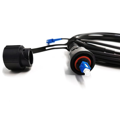 Ip68 FTTA ODVA SC bis SC UPC APC 5,0 mm Außenpanzer, wasserdichtes Fiber Jumper Patch Kabel
