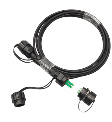 Ip68 FTTA ODVA LC zu ODVA LC UPC APC 5,0mm Outdoor gepanzerte wasserdichte Glasfaser-Patchkabel