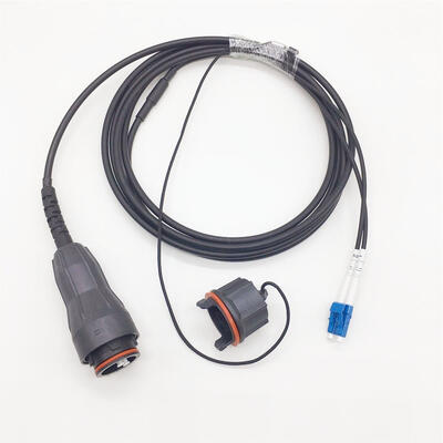 Ip68 FTTA Fullaxs DLC bis DLC 4,8 mm Außenpanzerter wasserdichter Fiber Jumper Patch Kabel